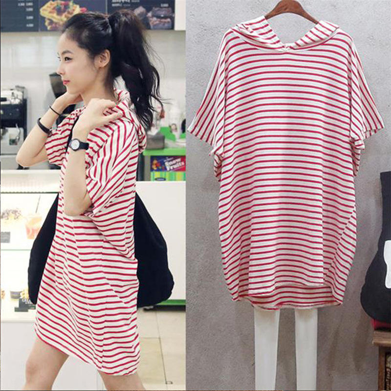 Summer New Korean Style Loose  - Korean Style A Line Shirt Dress ulasan dan harga