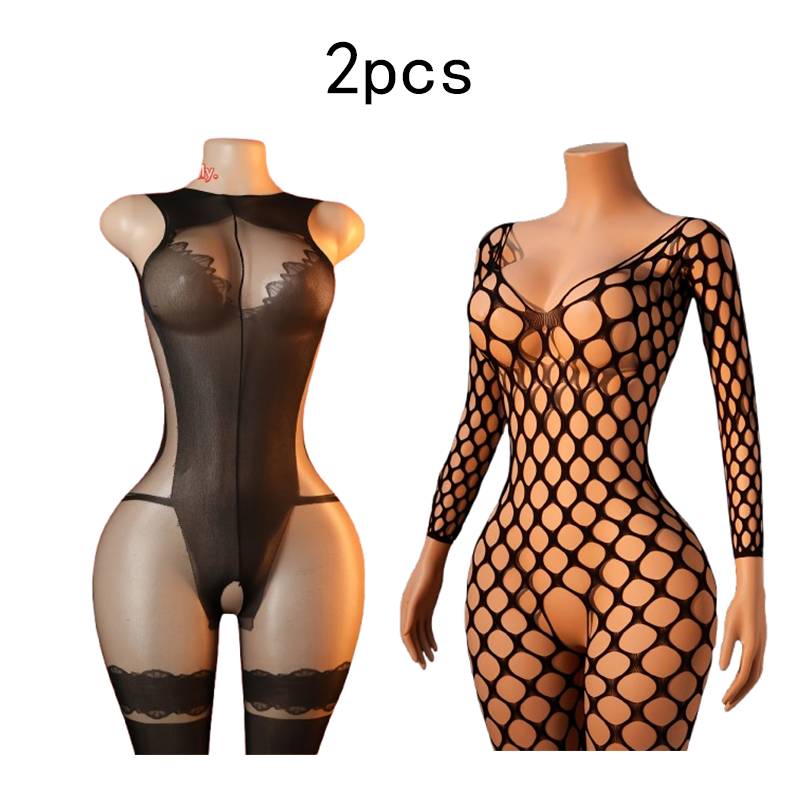 2-Pack – Women's Sexy Fishnet  - Lingerie ulasan dan harga
