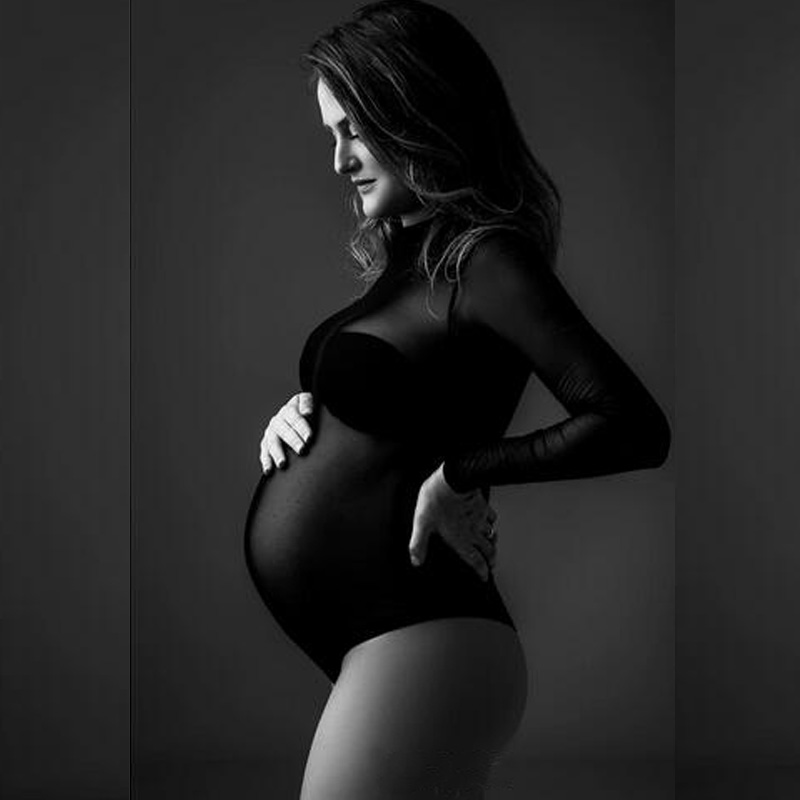 Maternity Dress For Photoshoot - Sexy Mesh Sheer Bodycon Dress ulasan dan harga