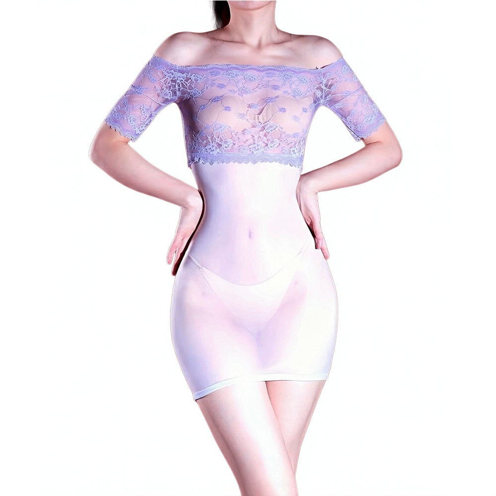 Women 5D Thin Sheer See Throug - Sexy Mesh Sheer Bodycon Dress ulasan dan harga