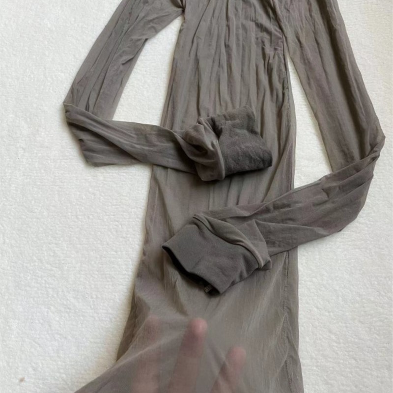 Transparent Smooth Sexy Bodyst - Sexy Mesh Sheer Bodycon Dress ulasan dan harga