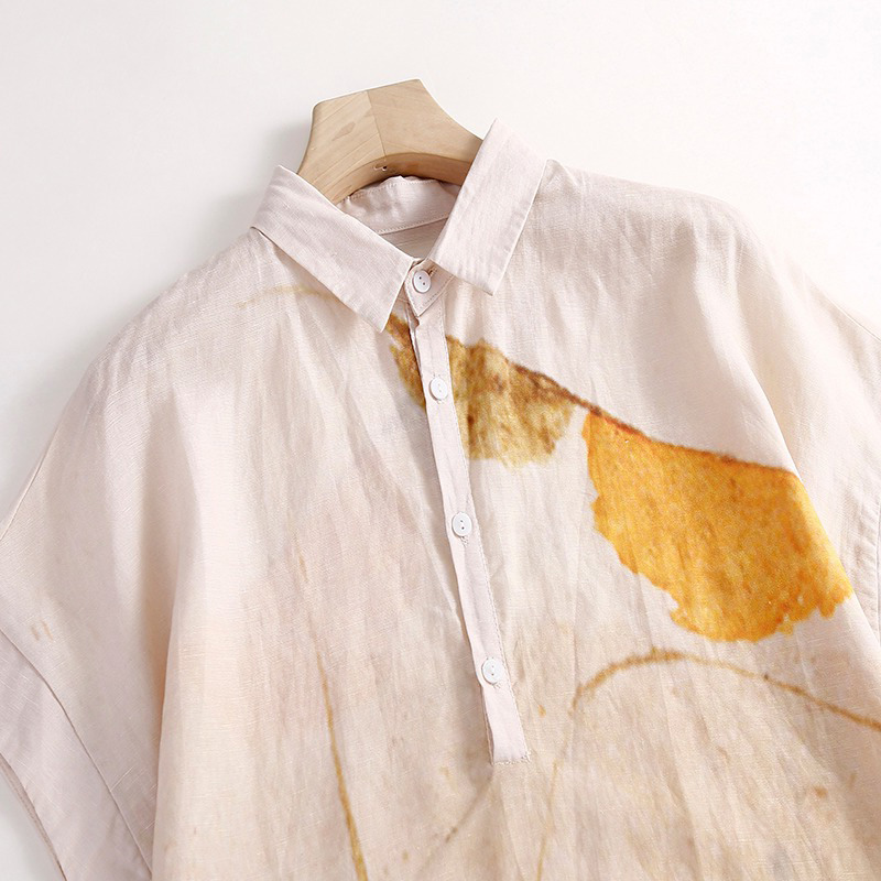 Casual Cotton Linen Shirt Dres - Casual Loose Linen Shirt Dress ulasan dan harga